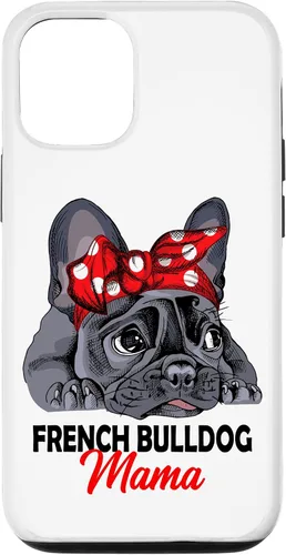 Vista 28 de French Bulldog Mama Frenchie Frauchen Case for iPhone 17