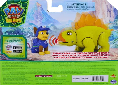 Vista 9 de PAW Patrol The Dino Movie Chase Roaring Pup Pals Action Figures