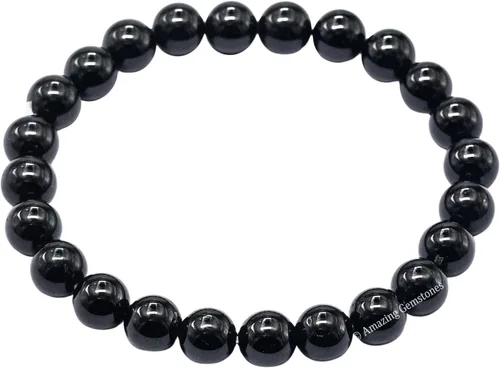 Vista 524 de Amazing Gemstone Crystal Bracelet for Women Men's Gifts - Protection Healing Crystal Bracelet - 8mm Gemstone Beaded Stretchable Bracelet Pulseras
