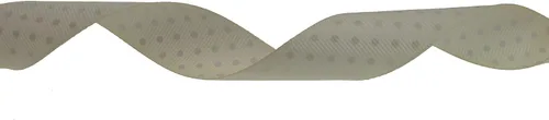 Vista 2 de Cinta de grogrén de lunares de 25 yardas cada rollo 100% poliéster (1 pulgada, beige)