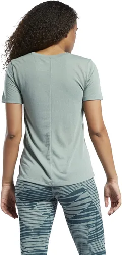 Vista 4 de Core 10 by Reebok Camiseta casual de manga corta con malla trasera para mujer