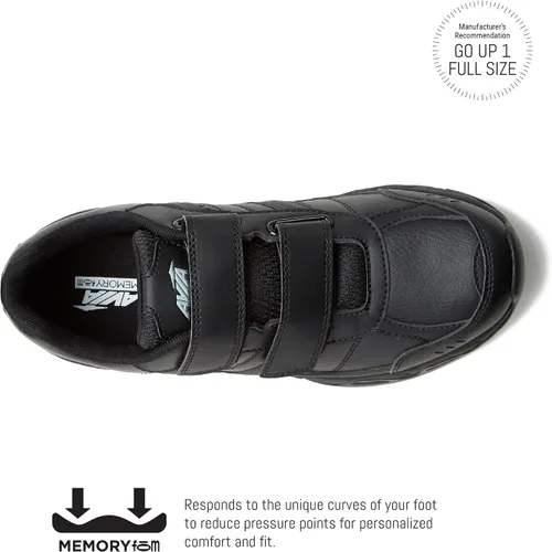 Vista 4 de Avia Avi-Union II - Zapatos antideslizantes con correa para mujer cómodos zapatos de seguridad para el trabajo enfermería restaurantes y caminar