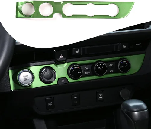 Vista 8 de Lcojicep Cubierta de panel de botón de aire acondicionado, accesorios de automóvil compatibles con Tacoma 2016-2020