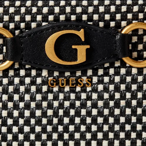 Vista 3 de GUESS Izzy - Cartera organizadora de doble cremallera para mujer, plegable