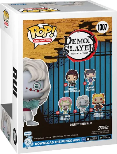 Vista 3 de Funko Pop! Animation: Demon Slayer - Rui - Figura de vinilo coleccionable - Idea de regalo - Producto oficial - para niños y adultos - Fans
