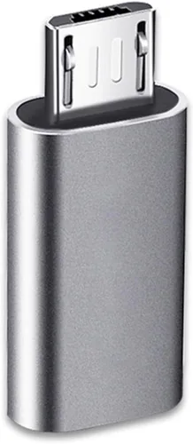 Vista 9 de Adaptador USB C a Micro USB, USB tipo C hembra a micro USB macho compatible con Samsung Galaxy S7/S6/S5/S4/S3, Note 5/4/3, teléfonos Android