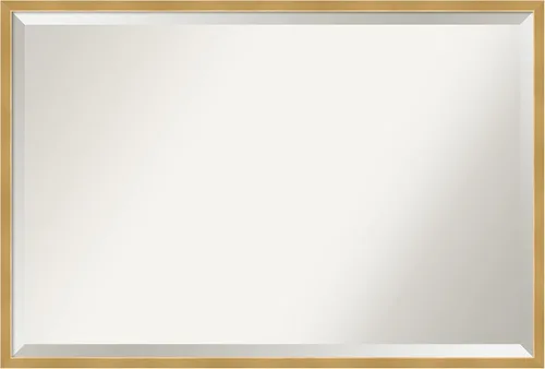 Vista 16 de Amanti Art Espejo de baño gris para sobre el fregadero, espejo rectangular gris arcilla esbelta de 24 x 30 pulgadas, marco de madera contemporánea