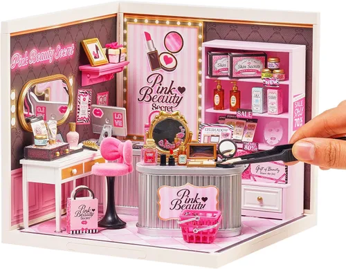 Vista 10 de Rolife Super Creator - Juego de bloques de construcción de casas pequeñas para muñecas pequeñas, kits de modelos de plástico para adolescentes de 14