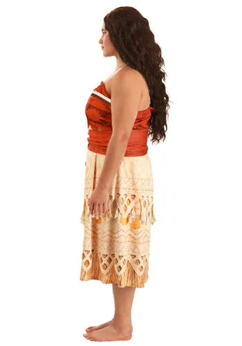 Vista 3 de Disfraz Deluxe Moana de Disney para Mujer Talla Plus Multicolor