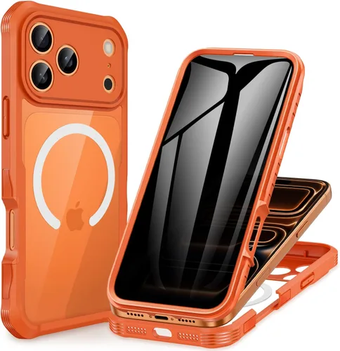 Vista 122 de CENHUFO Funda de privacidad para iPhone 11 Pro, funda de cuerpo completo con protector de pantalla de privacidad de vidrio templado 9H integrado