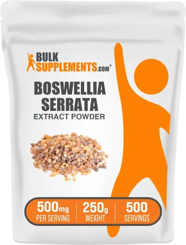 Vista 9 de BulkSupplements.com Extracto en Polvo de Boswellia Serrata - Suplemento de Boswellia, de Resina de Incienso - Vegano y Sin Gluten, 500mg por