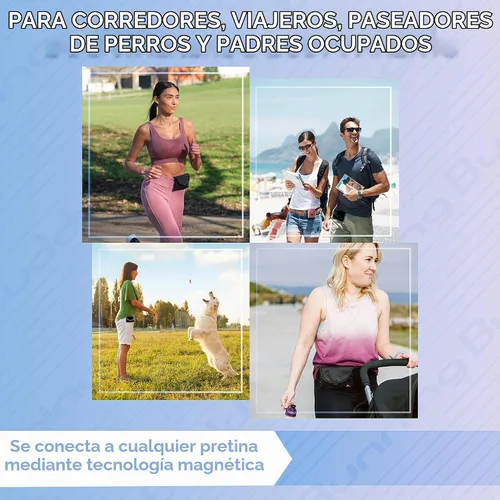 Vista 5 de Estuche personal magnético Running Buddy "Buddy Pouch" (6 pulgadas de largo x 4 pulgadas de ancho), negro, S