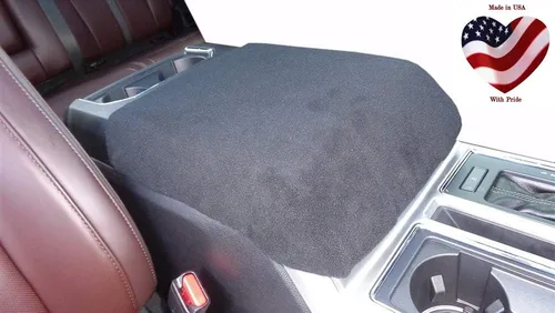 Vista 2 de Funda para reposabrazos de consola central para camionetas Ford, F150, F250, F350 2011 – 2018