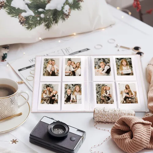 Vista 7 de Vienrose Mini álbum de fotos Polaroid 208 fotos de 2 x 3 pulgadas para Fujifilm Instax Mini 7s 8 9 11 25 26 40 50s 90 Evo Z2300 cámara instantánea