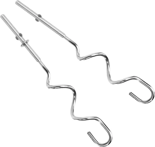 Vista 8 de 2 piezas de gancho de masa para batidora de mano, accesorios de acero inoxidable compatibles con batidora de mano kitchenAid, accesorios de repuesto