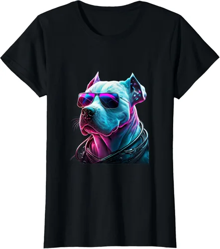 Vista 31 de Dogo Argentino Dogs Dogo Argentinos Camiseta, Negro
