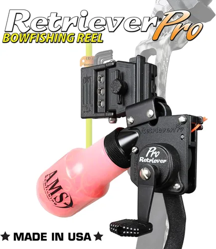 Vista 2 de AMS Bowfishing Carrete Retriever Pro - Fabricado en los Estados Unidos