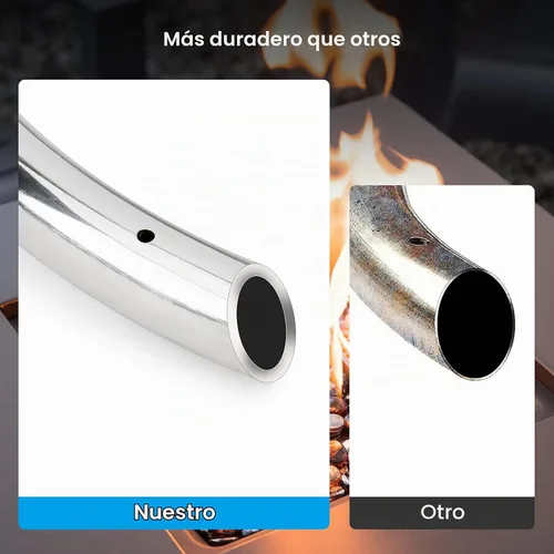 Vista 4 de Stanbroil 12 Inch Round Fire Pit Burner Ring for Natural Gas & Propane