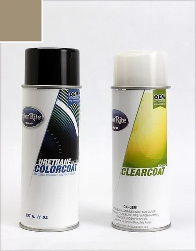 Vista 274 de Aerosol para pintura de retoque automotriz Dodge Stratus - Capa transparente metálica de acero plateado A4/DA4 - Paquete todo incluido