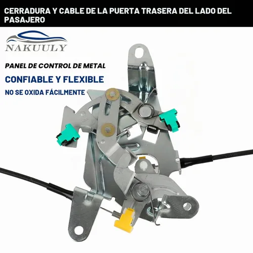 Vista 3 de Pestillo y cable de bloqueo de puerta trasera izquierda para 1999-2007 F250