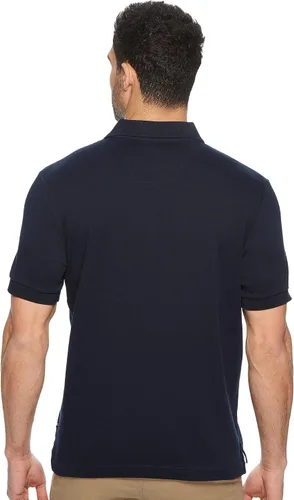 Vista 3 de Nautica Polo de manga corta sólido entrelazado para hombre