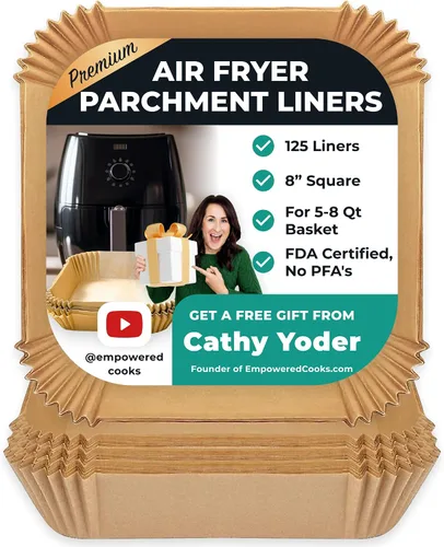 Vista 3 de Cathy Yoder's Pine and Pepper - Juego de sábanas magnéticas de temperatura para freidora de aire y forros para freidora de aire, 125 piezas