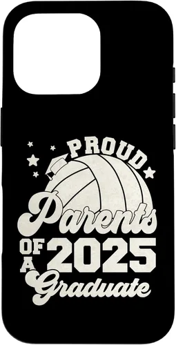 Vista 20 de iPhone 16 Parents of a 2025 Graduate Senior Graduation Volleyball Case