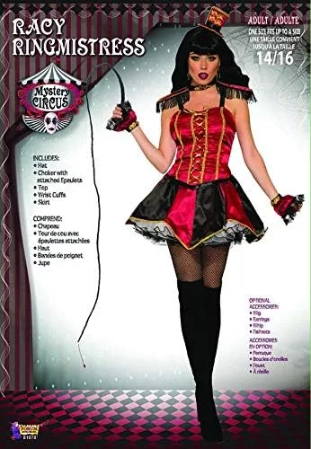 Vista 2 de forum novelties co-mystery circus-racy Anillo mistress-std, Multi