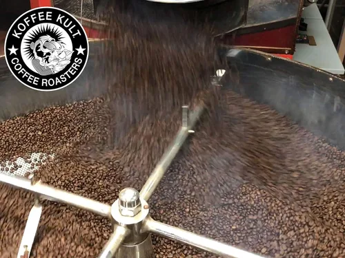 Vista 6 de Koffee Kult Café Brasil tostado medio, 100% café brasileño de origen único, tostado artesanal fresco (grano entero, bolsa de 12 onzas)