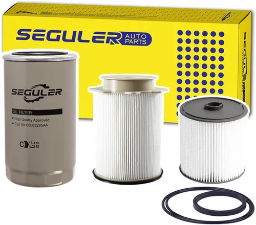 Vista 10 de Kit de filtro diésel de 6.7 L - 68197867AA 68157291AA Filtro de combustible 5083285AA Aceite 53034051AB Filtro de aire Compatible con motores diésel