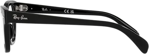 Vista 4 de Ray-Ban Marcos cuadrados para anteojos con receta Ry9707v para niños jóvenes, Negro (blackDemo Lens)