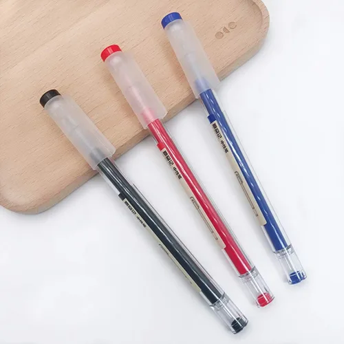Vista 4 de 12 bolígrafos de tinta de gel negra de 0.014 in, bolígrafo extrafino, escritura suave para tomar notas, suministros escolares de oficina, regalos