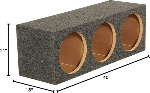 Vista 6 de Q Power HD12 12" sellado triple subwoofer de audio para coche caja de subgraves