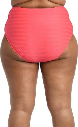 Vista 4 de Parte inferior de bikini de cintura alta con parte delantera en V