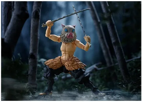 Vista 2 de Max Factory Figma Figma Demon Slayer Inosuke Hashibira, 5.5 in