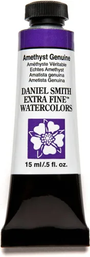 Vista 3 de Daniel Smith Acuarela extra fina, tubo de pintura de 15 ml, amatista genuina (284600203), 0.5 fl oz (paquete de 1)