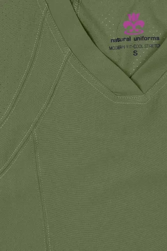 Vista 6 de Natural Uniforms Conjunto de ropa quirúrgica elástica para mujer