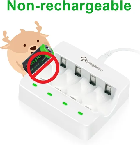 Vista 2 de Enegitech CR123A Batería de Litio de 3V, Batería de Litio 123 de 3 Voltios, para Sensor de Seguridad del Hogar Sensor de Movimiento Cerradura