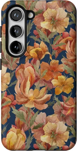 Vista 267 de Casely Funda para Galaxy S9 Postura de cadáver Yoga de esqueleto Diseño protector delgado esencial de doble capa