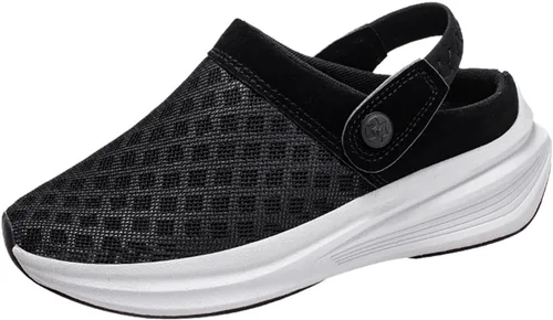 Vista 8 de Zuecos de jardín unisex para hombre y mujer, sandalias de playa para exteriores, sandalias de malla transpirable, calzado casual