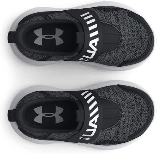 Vista 3 de Under Armour Tenis unisex para niños Surge 3 sin cordones para correr