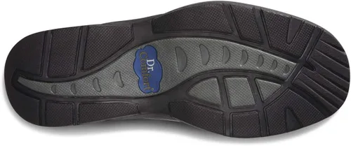 Vista 7 de Dr. Comfort Edward X Double Depth - Zapatos para caminar para hombre, de cuero y malla, elásticos, para diabéticos