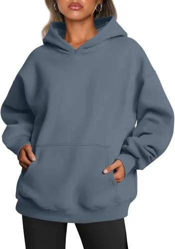 Vista 26 de Trendy Queen Womens Hoodies Oversized Sweatshirt Blanco