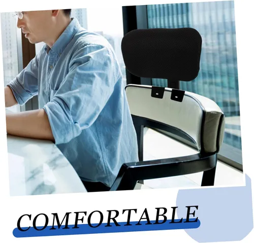 Vista 9 de Operitacx Silla alta de la cabeza de la silla de la computadora silla lumbar soporte ergonómico silla de oficina ninguna ruedas