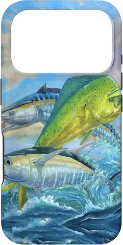 Vista 30 de Lindo Mahi Mahi Pesca Pescado Atún Caso para iPhone 17