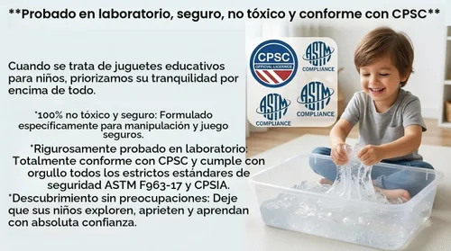 Vista 6 de 1 libra de pañal superabsorbente Polymer_Science Productos educativos – Poliacrilato de sodio para experimentos científicos, trucos mágicos