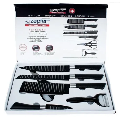 Vista 4 de set de chuchillos kit de 6 pz