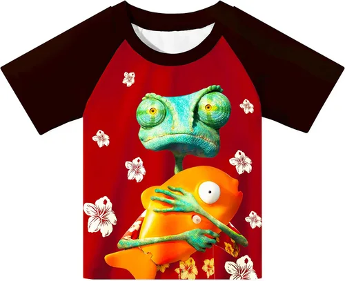 Vista 2 de Rango - Conjunto de traje de baño de 3 piezas para niños con gorro de natación