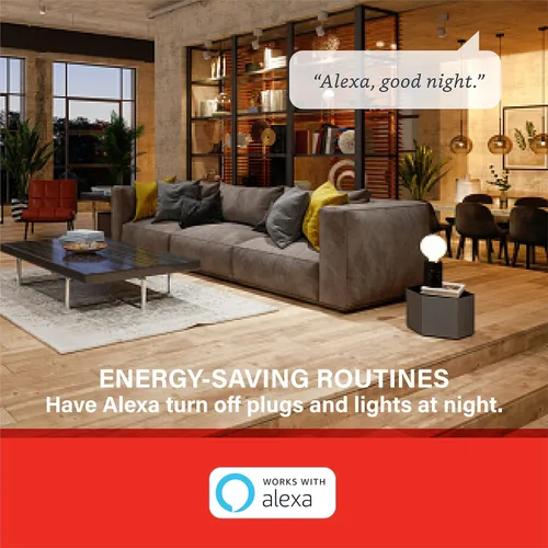 Vista 3 de Sengled Enchufe inteligente, emparejamiento automático S1 con dispositivos Alexa, monitoreo de energía, control remoto de salida inteligente