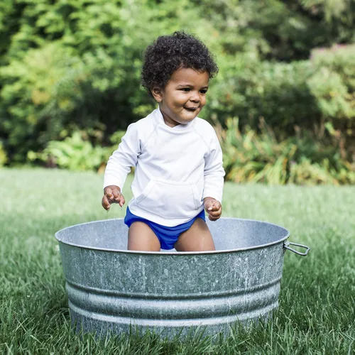 Vista 2 de i play. Pañal de natación reutilizable Baby Snap para niños o niñas